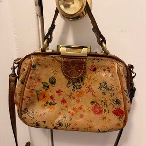 “Patricia Nash” Floral Hand Painted Satchel